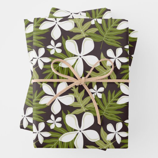 TIARE (OLIVENKAMPF) GESCHENKPAPIER SET (Beispiel)