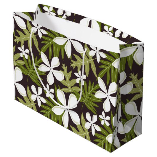 TIARE (OLIVENKAMPF) GROßE GESCHENKTÜTE (Rückseite Schrägansicht)