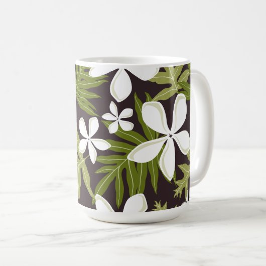 TIARE (OLIVENKAMPF) KAFFEETASSE (VorderseiteRechts)