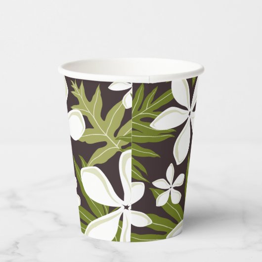 TIARE (OLIVENKAMPF) PAPPBECHER (Rechts)