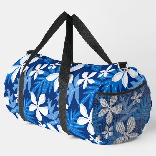 TIARE PATTER IN BLAU DUFFLE BAG (Rechte Ecke)