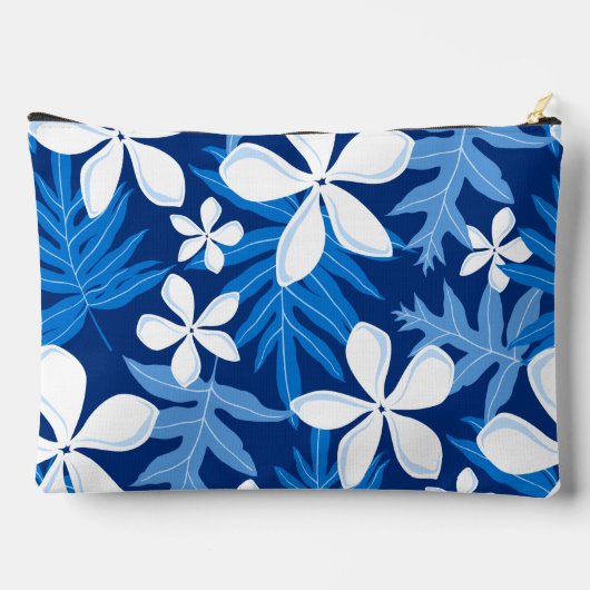 TIARE PATTER IN BLAU ZUBEHÖRTASCHE (Rückseite)