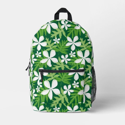 TIARE PATTER IN GRÜNE BEDRUCKTER RUCKSACK (Vorderseite)