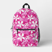 TIARE PATTERIN IN WARTEPINK BEDRUCKTER RUCKSACK (Vorderseite)