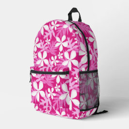 TIARE PATTERIN IN WARTEPINK BEDRUCKTER RUCKSACK