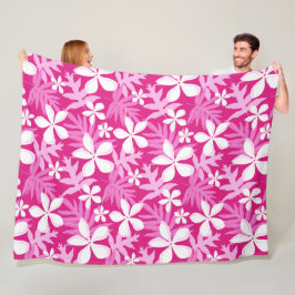 TIARE (PINK) FLEECEDECKE