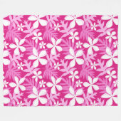 TIARE (PINK) FLEECEDECKE (Vorderseite (Horizontal))