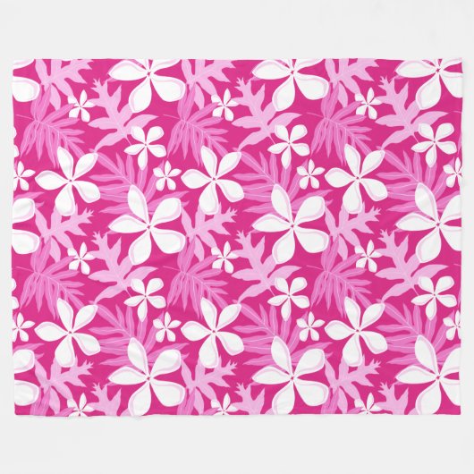 TIARE (PINK) FLEECEDECKE (Vorderseite (Horizontal))