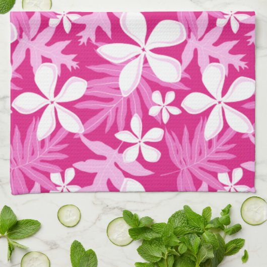 TIARE (PINK) GESCHIRRTUCH (Gefaltet)