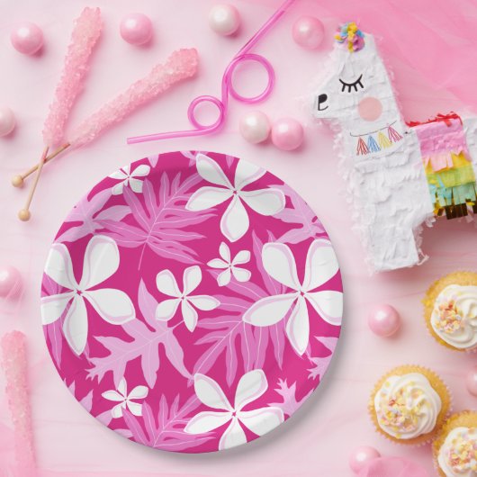 TIARE (PINK) PAPPTELLER (Party)