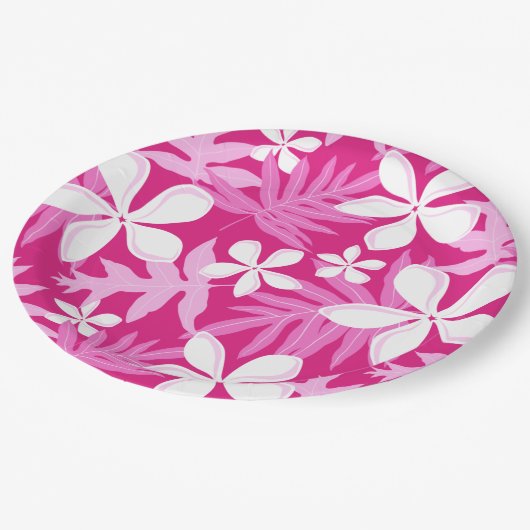 TIARE (PINK) PAPPTELLER (Schrägansicht)