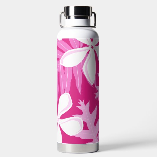 TIARE (PINK) WASSERFLASCHE TRINKFLASCHE (Rückseite)