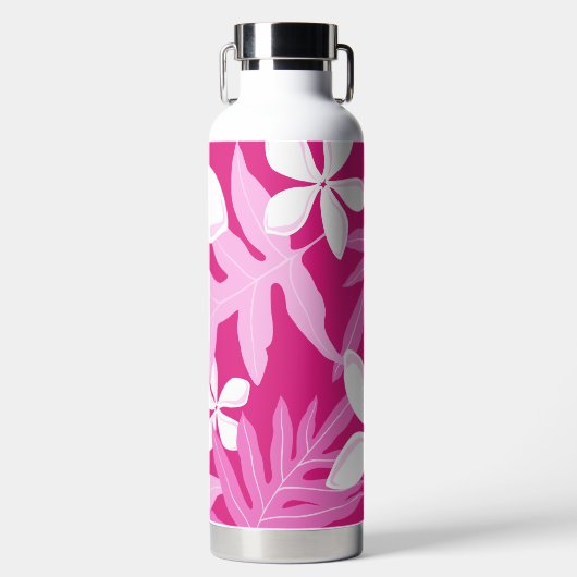TIARE (PINK) WASSERFLASCHE TRINKFLASCHE (Vorderseite)