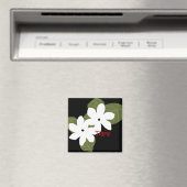 Tiare Tahitian-Blume-Magnet Magnet (In Situ (Geschirrspüler))