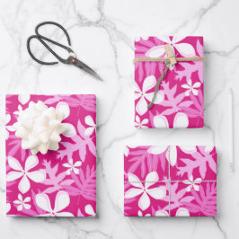 TIARE (WARNPINK) GESCHENKPAPIER SET