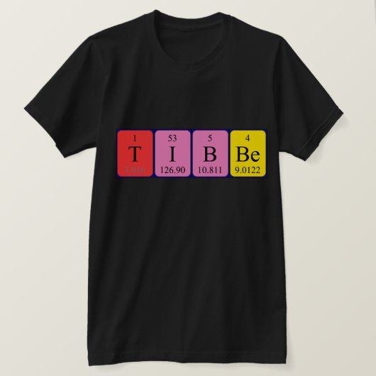 Tibbe Periodenname Shirt (Design vorne)