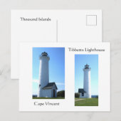 Tibbetts Leuchtturm Postkarte (Vorne/Hinten)