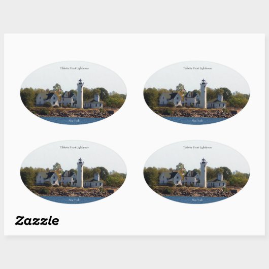 Tibbetts Point Lighthouse Aufkleber (Blatt)
