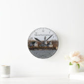 Tibbetts Point Lighthouse clock Runde Wanduhr (Zuhause)