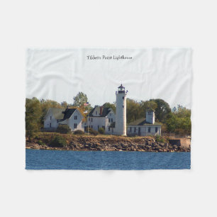 Tibbetts Point Lighthouse Fleece Decke