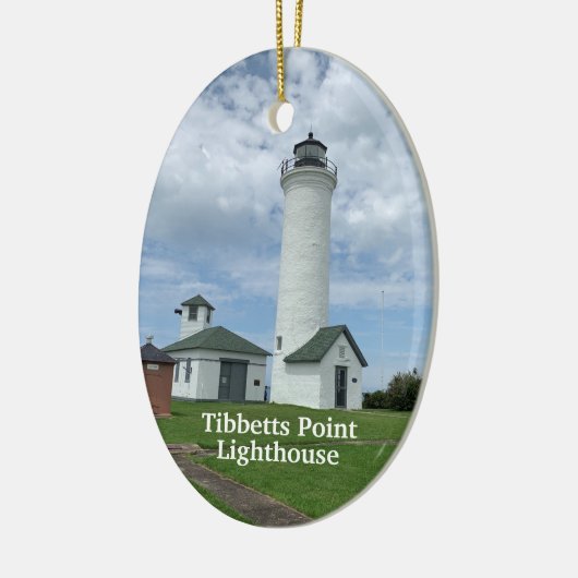 Tibbetts Point Lighthouse Keramik Ornament (Links)