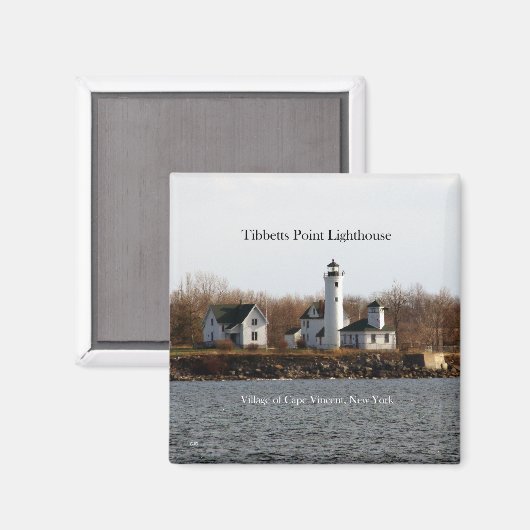 Tibbetts Point Lighthouse Magnet (Vorderseite/Rückseite)