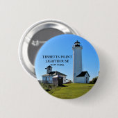 Tibbetts Point Lighthouse, New York Button (Vorne & Hinten)