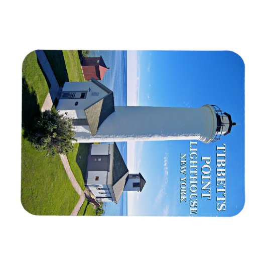 Tibbetts Point Lighthouse, New York Foto Magnet (Horizontal)