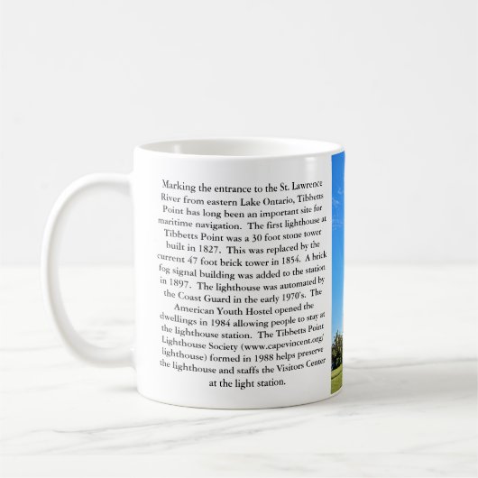 Tibbetts Point Lighthouse, New York Kaffeetasse (Links)
