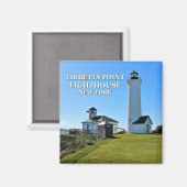 Tibbetts Point Lighthouse, New York Magnet (Vorderseite/Rückseite)