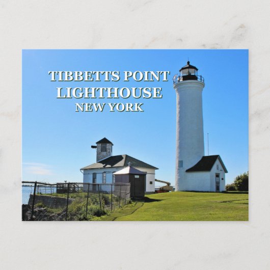 Tibbetts Point Lighthouse, New York Postcard Postkarte (Vorderseite)