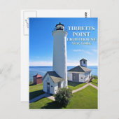 Tibbetts Point Lighthouse, New York Postcard Postkarte (Vorne/Hinten)