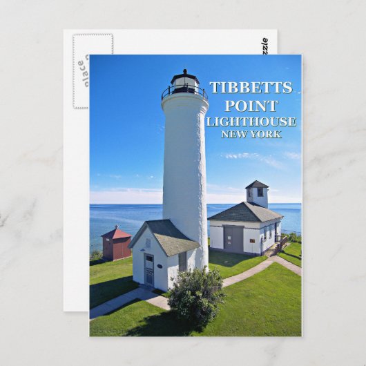 Tibbetts Point Lighthouse, New York Postcard Postkarte (Vorne/Hinten)
