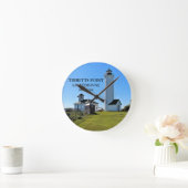 Tibbetts Point Lighthouse, New York Round Clock Runde Wanduhr (Zuhause)