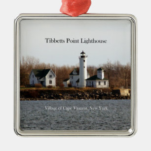 Tibbetts Point Lighthouse-Ornament Ornament Aus Metall