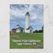 Tibbetts Point Lighthouse Postkarte (Vorderseite)