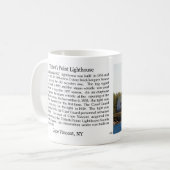 Tibbetts Point Lighthouse Tasse (Vorderseite Links)