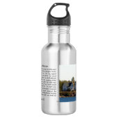 Tibbetts Point Lighthouse Wasserflasche (Vorderseite)