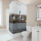 Tibbetts Punkt-LeuchtturmDuschvorhang Duschvorhang (Beispiel)