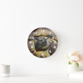 Tibbs Runde Wanduhr (Zuhause)