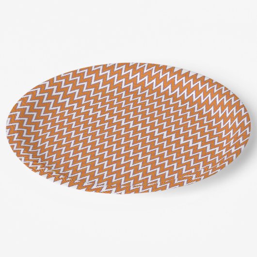 Tibeb — Modern Patterns Inspired by Ethiopian Tibe Pappteller (Schrägansicht)