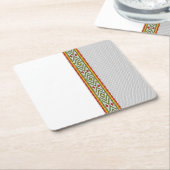 Tibeb Rechteckiger Pappuntersetzer (angewinkelt)