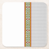 Tibeb Rechteckiger Pappuntersetzer (Vorderseite)