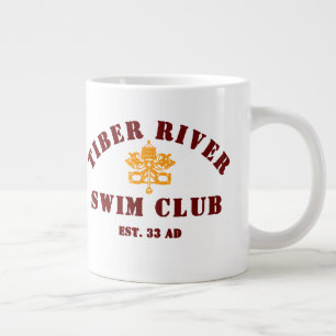 Tiber Fluss Schwimmverein Jumbo-Tasse