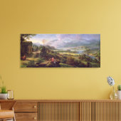 Tiber Valley Leinwanddruck (Insitu (Wohnzimmer))