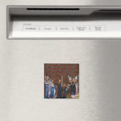 Tiberius B Viii f.58 Coronation of King Charles Magnet (In Situ (Geschirrspüler))
