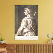 Tiberius Caesar (10 v. Chr. - 54 n. Chr.) Kaiser v Leinwanddruck (Insitu (Wohnzimmer))
