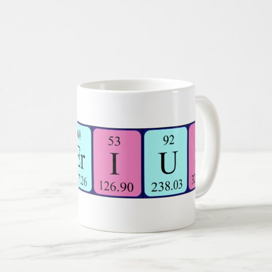 Tiberius Periodenname Tasse (VorderseiteRechts)