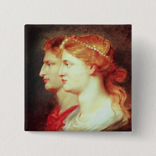 Tiberius und Agrippina, c.1614 Button (Vorderseite)