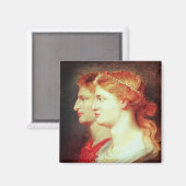Tiberius und Agrippina, c.1614 Magnet (Vorderseite/Rückseite)
